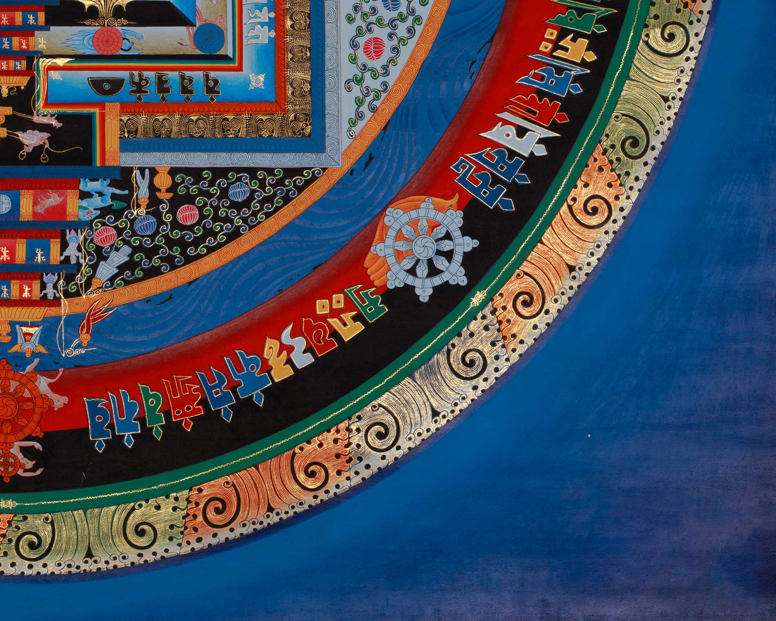 Kalachakra Mandala Spiritual Art | Tibetan Buddhist Meditation Artwork