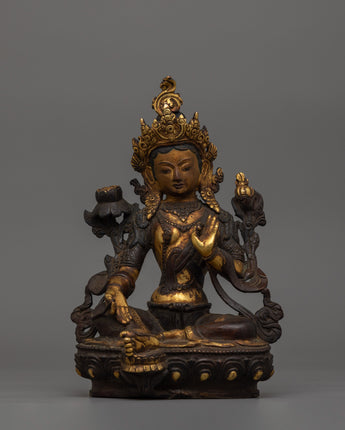 Mother of Mercy Green Tara Statue