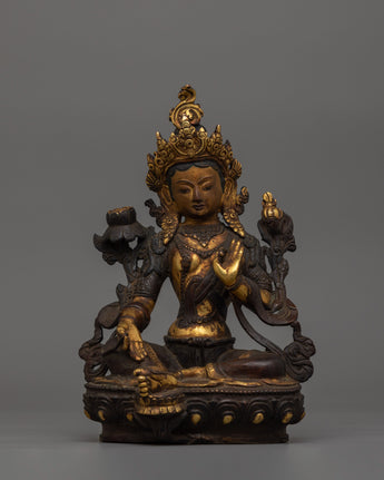 Mother of Mercy Green Tara Statue