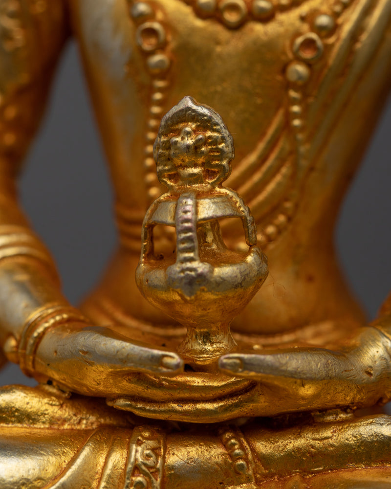 Embrace the Divine Blessings of Amitayus | A Sacred Buddhist Copper Statue