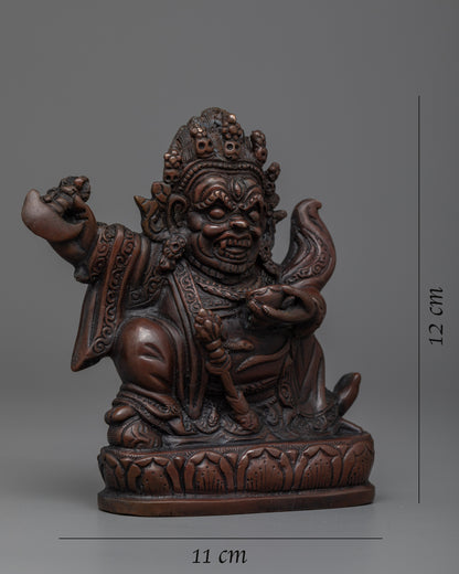 Embrace The Fierce Protection of Mahakala Bernagchen |  Powerful Buddhist Statue