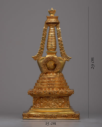 Tibetan Altar Stupa | Unique Spiritual Decor