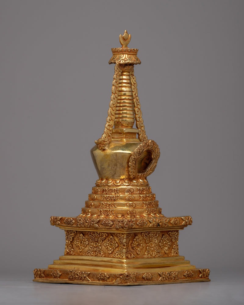 Tibetan Altar Stupa | Unique Spiritual Decor