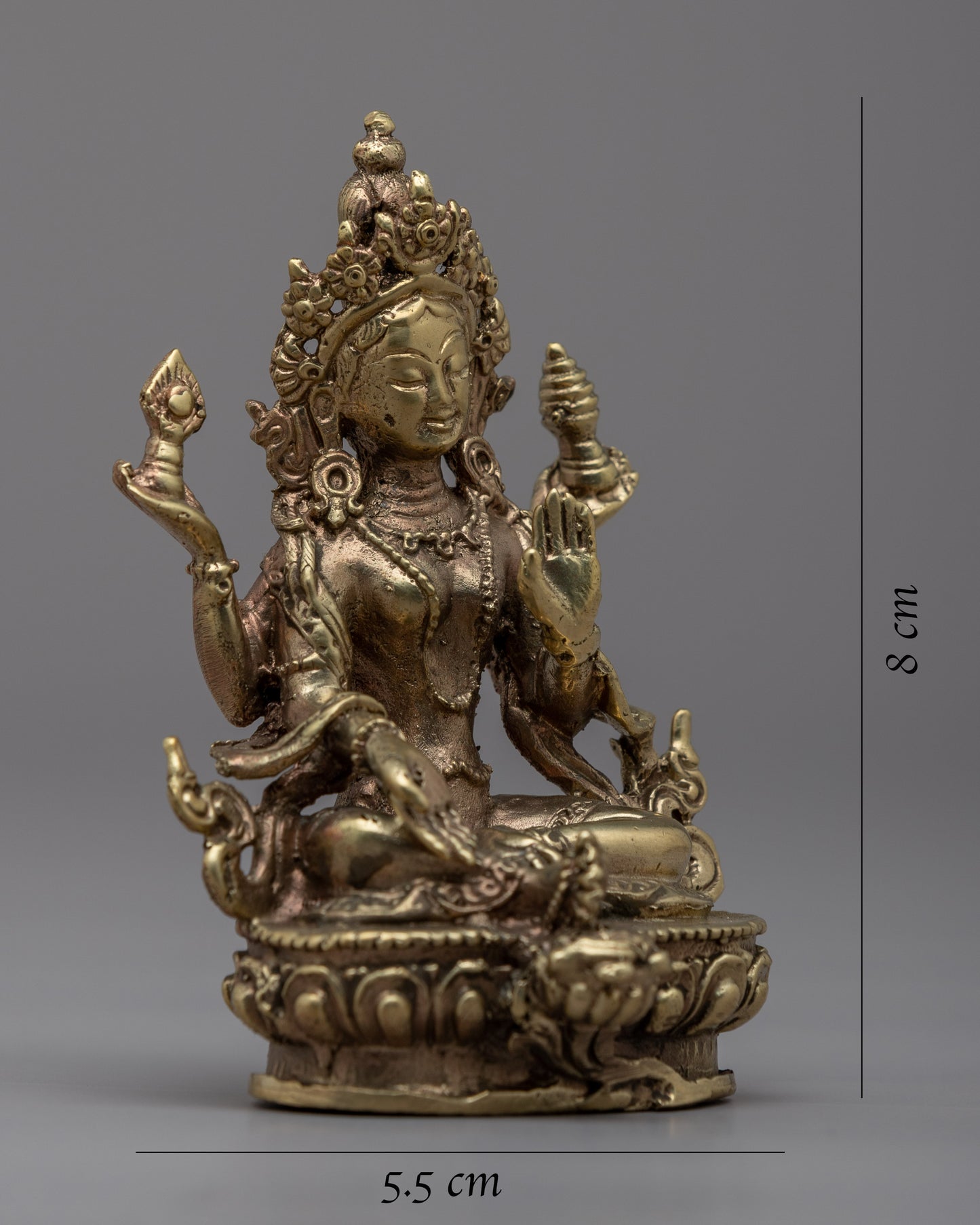 Handcrafted Brass Vasundhara Statue | Prosperity and Abundance Goddess