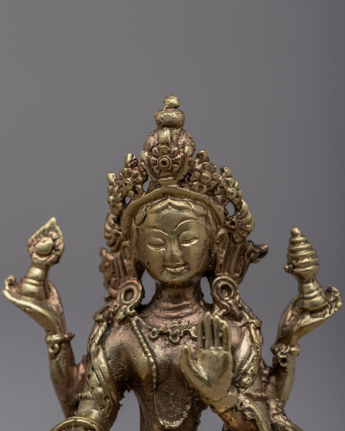 Handcrafted Brass Vasundhara Statue | Prosperity and Abundance Goddess
