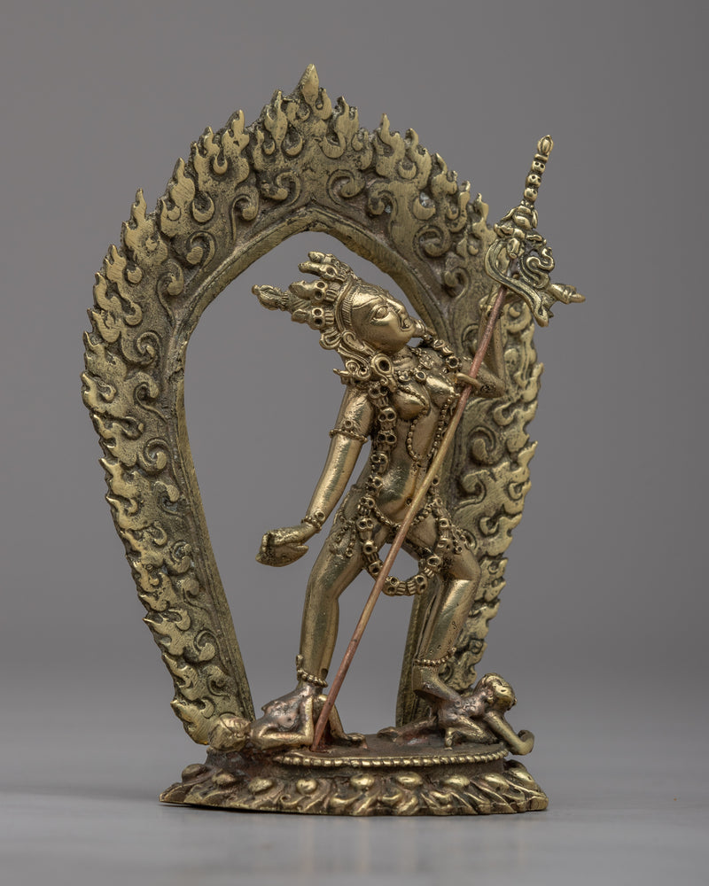 Handmade Brass Dakini Vajrayogini Statue | Embrace the Divine Dakini Energy