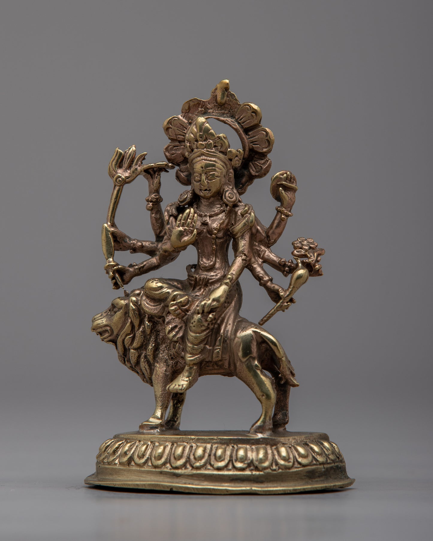 Handmade Brass Devi Durga Statue | Exquisite Goddess Sculpture