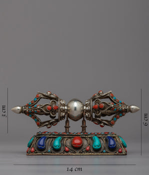 Handcrafted Vajra. Thunderbolt | Exquisite Silver Creation