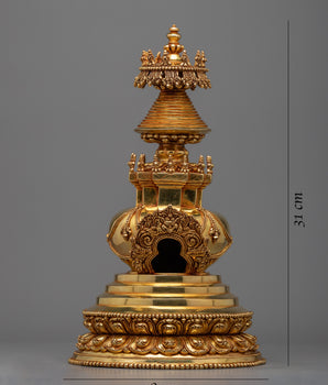Buddhist Stupa Statue | Sacred Symbol of Enlightenment