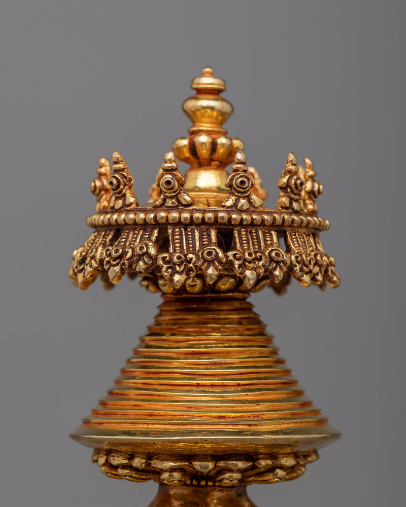 Buddhist Stupa Statue | Sacred Symbol of Enlightenment