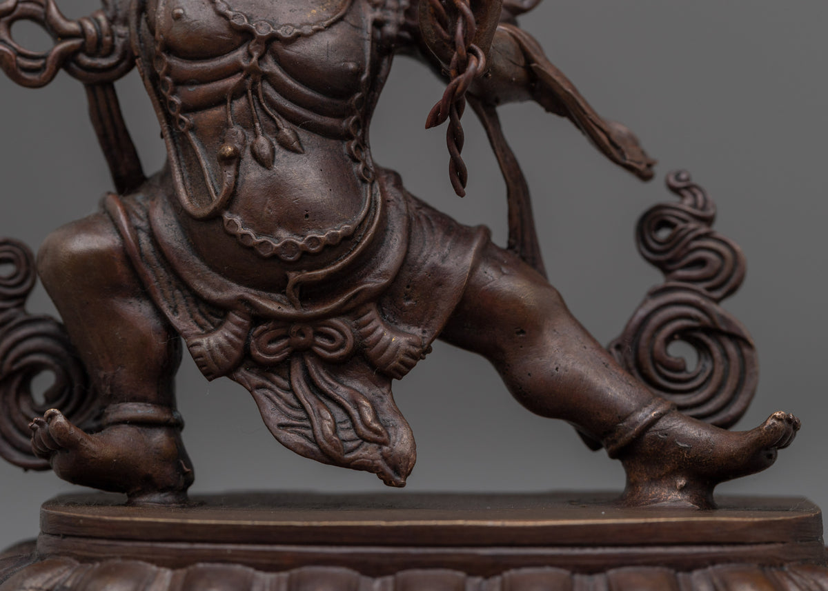 Small Vajrapani Statue | Petite Buddhist Figurine