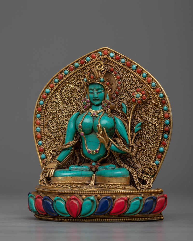 Buddhist Goddess White Tara Statue | Embrace Peace and Enlightenment with this Divine Sculpture