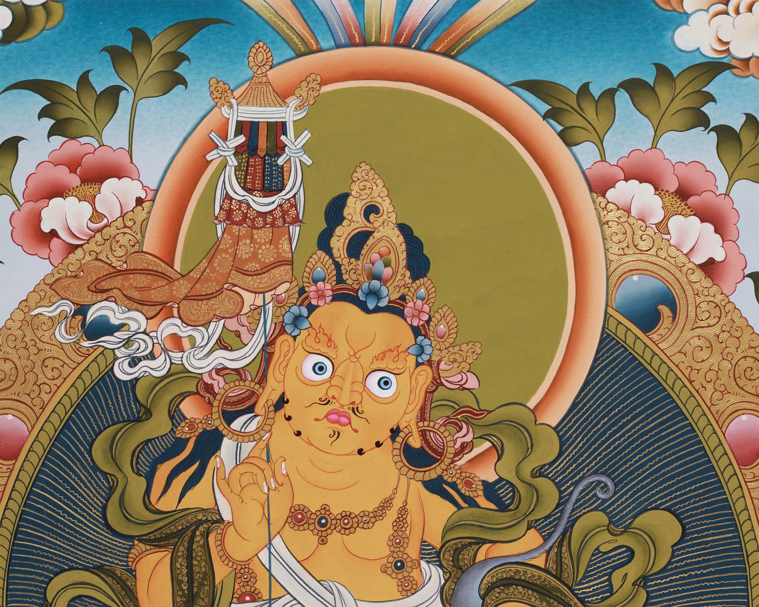 Namtoshe (Vaisravana) Thangka | Guardian King of the North