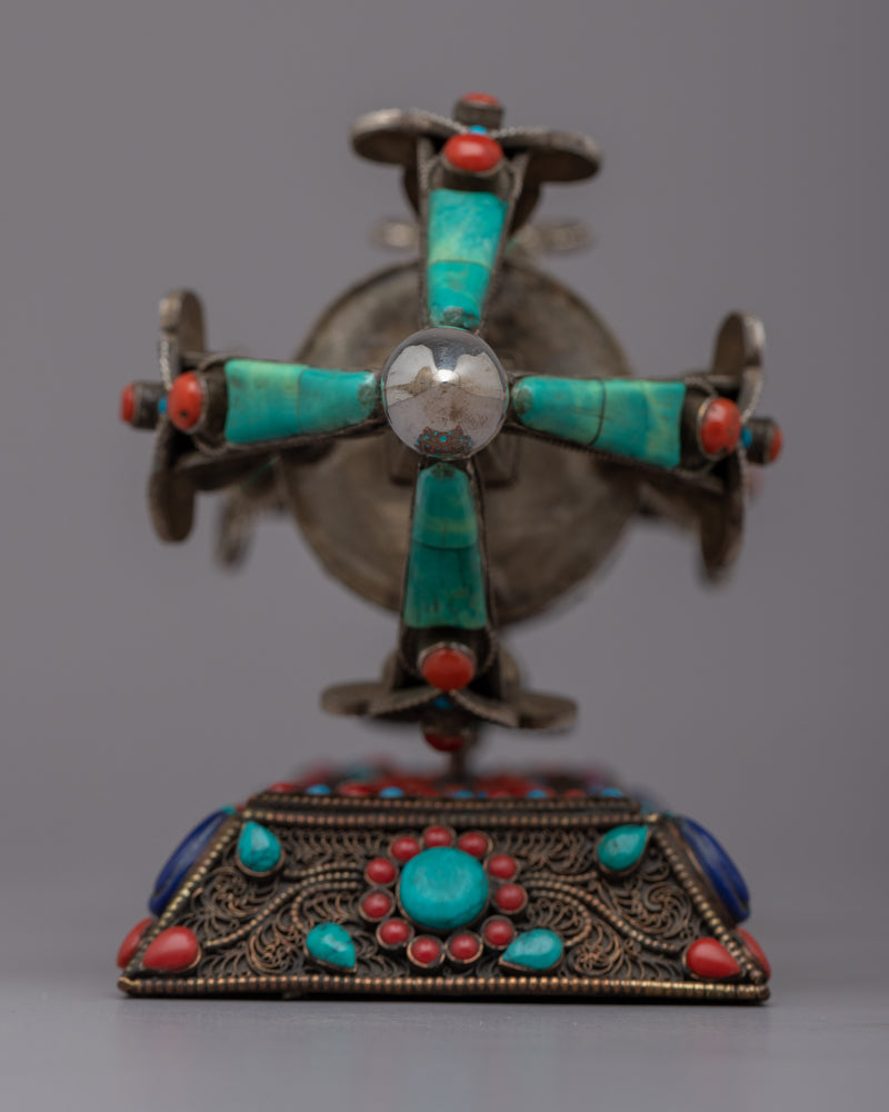 Dorje Tibetan | Handmade Silver Amulet for Spiritual Protection