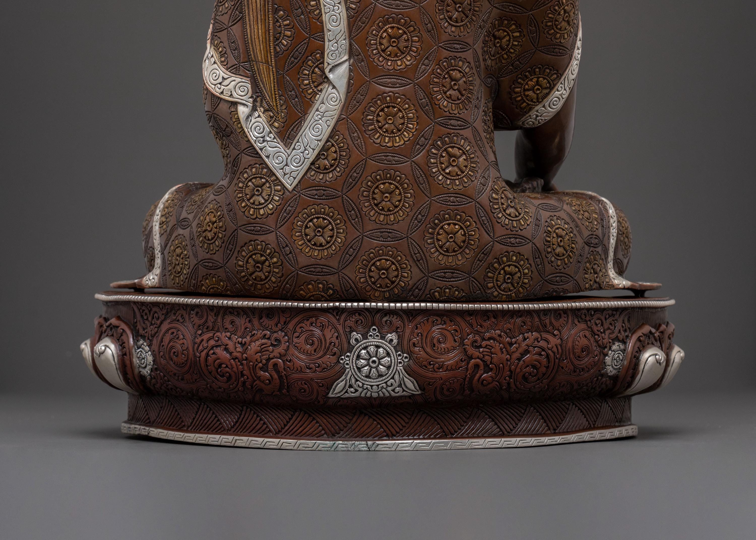 Sacred Meditation Shakyamuni Buddha Sculpture  | Himalayan Buddhist Art