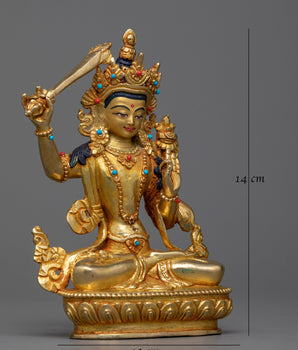 manjushri-wisdom-bodhisattva-sculpture
