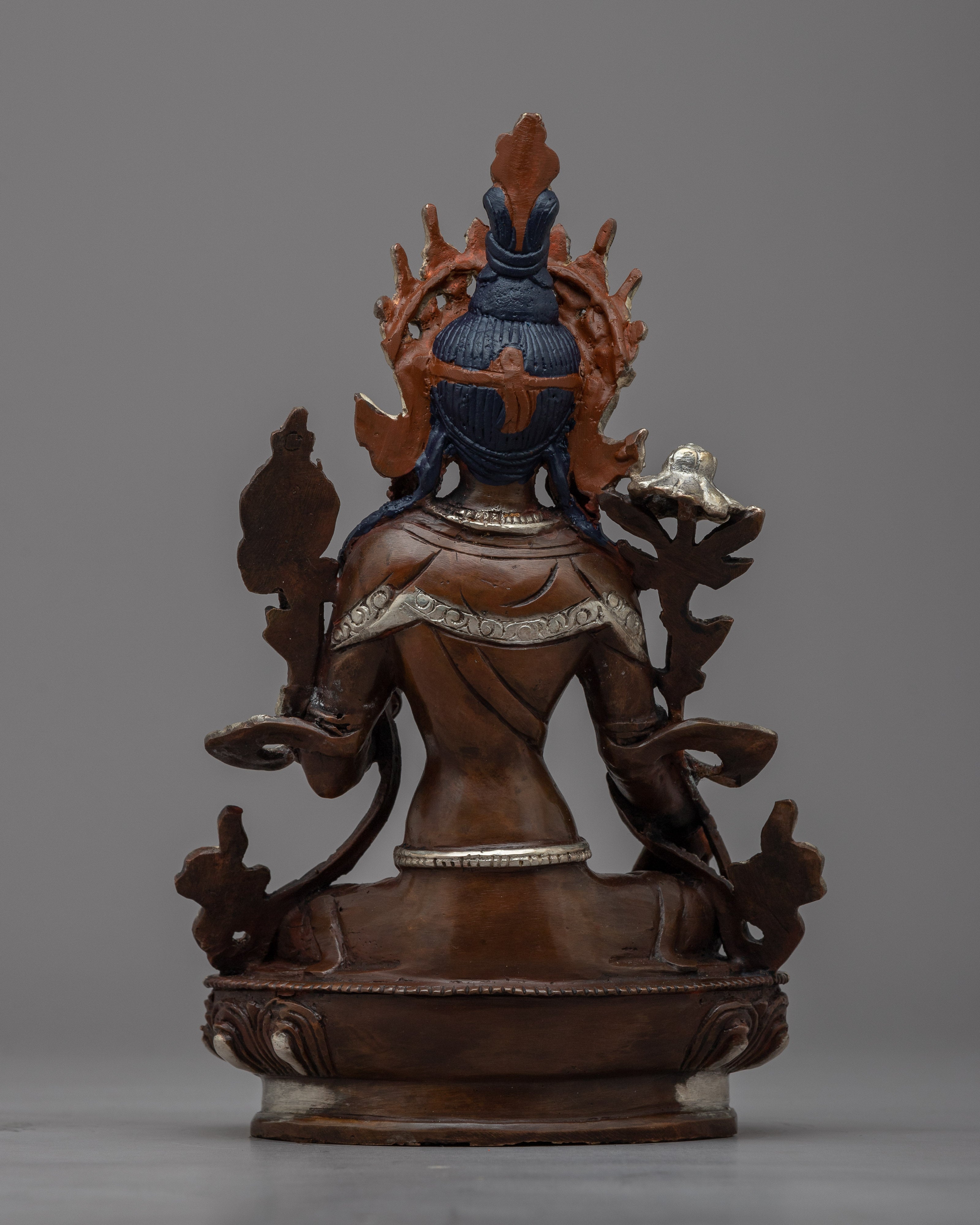 Himalayan Green Tara Statue | Tibetan Compassion Tara Deity