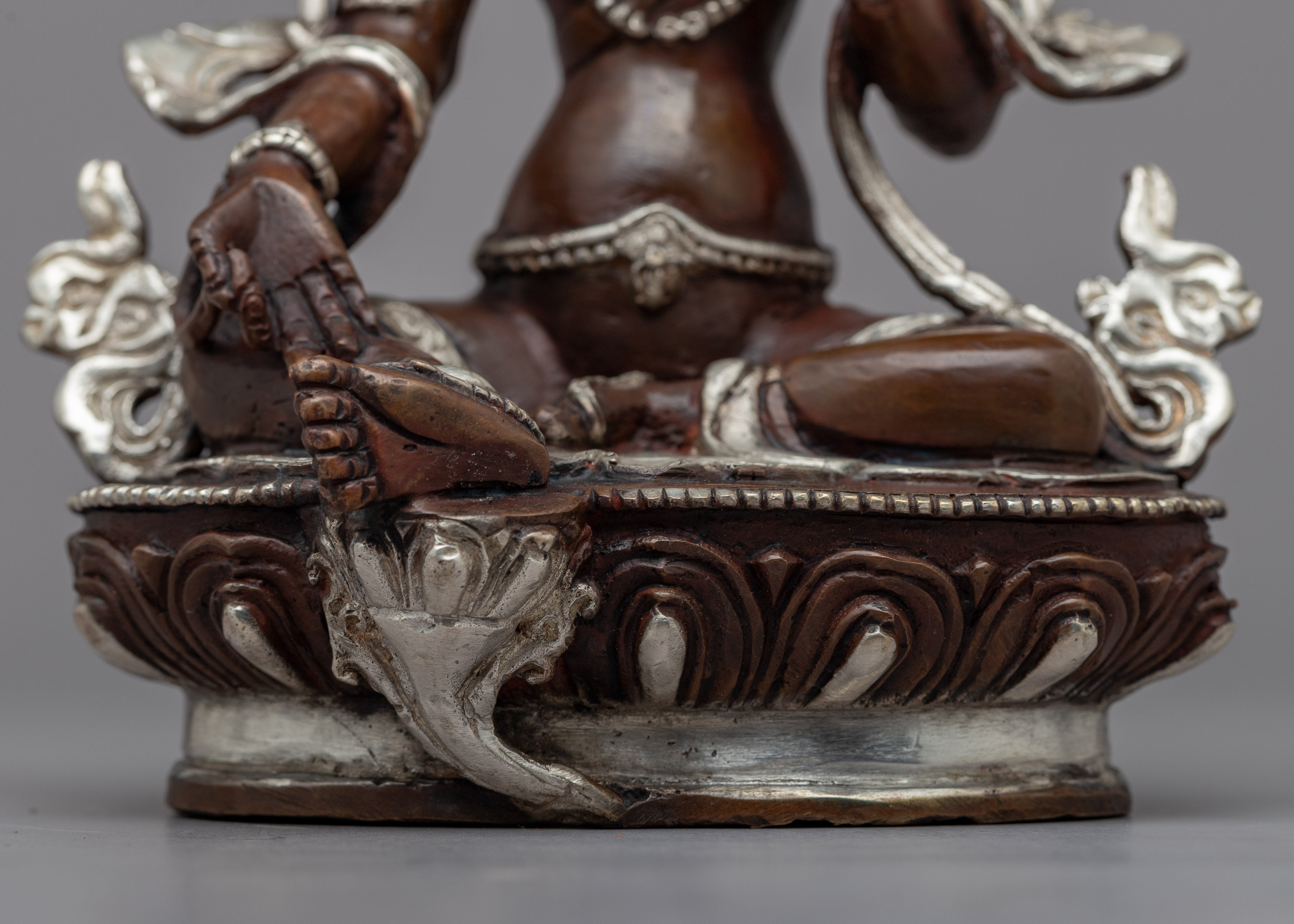 Himalayan Green Tara Statue | Tibetan Compassion Tara Deity