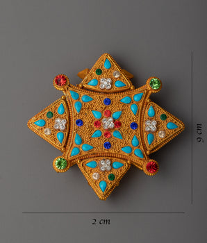 Ritual Amulet Prayer Box Ghau | Sacred Symbol of Protection and Spiritual Guidance