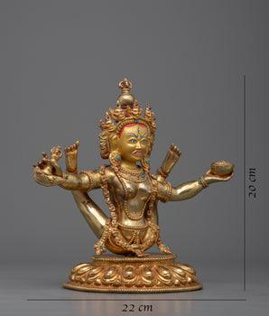 Sukhasiddhi Statue | Yogini and Master of Meditation