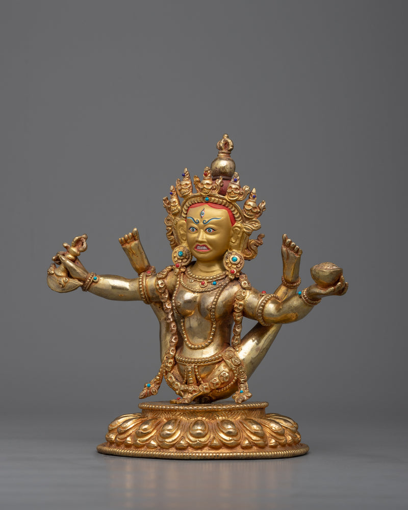 Sukhasiddhi Statue | Yogini and Master of Meditation