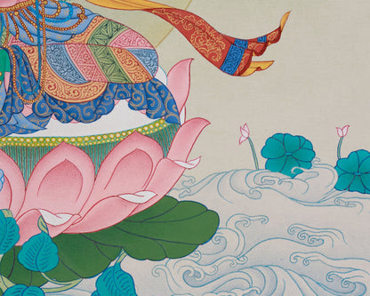 Goddess Jetsun Drolma (Green Tara) Thangka | Unique Tibetan Artistry of Supreme Mother