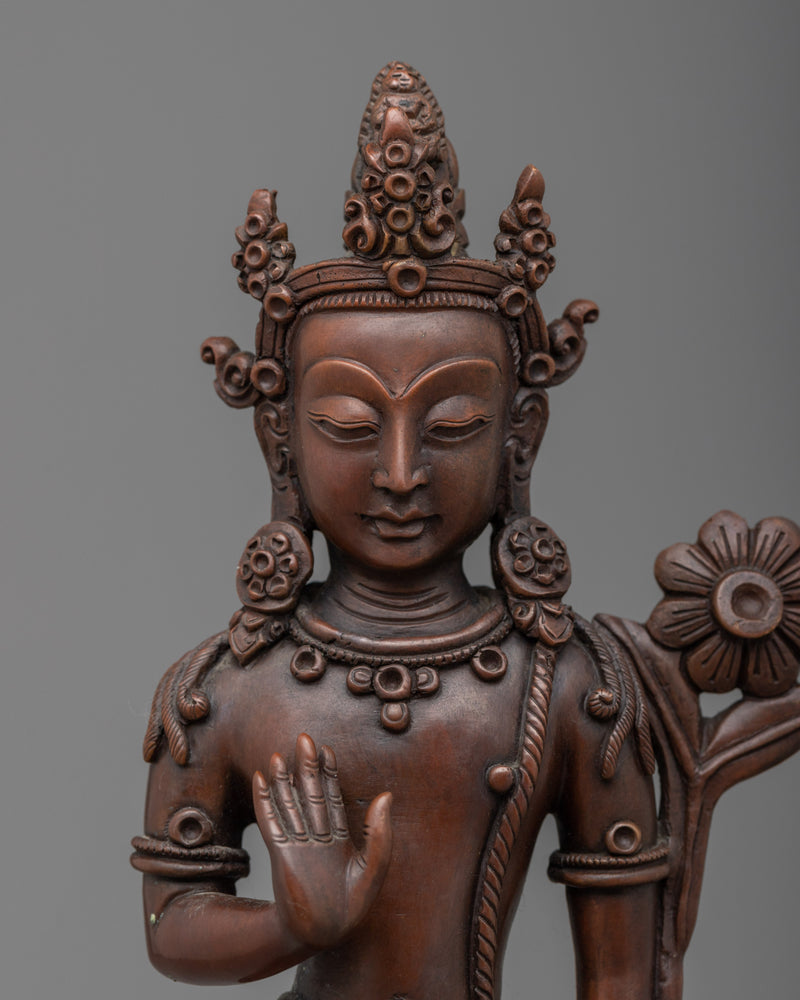 Standing Chenrezig Set Statue | sacred masterpiece for spiritual enlightenment