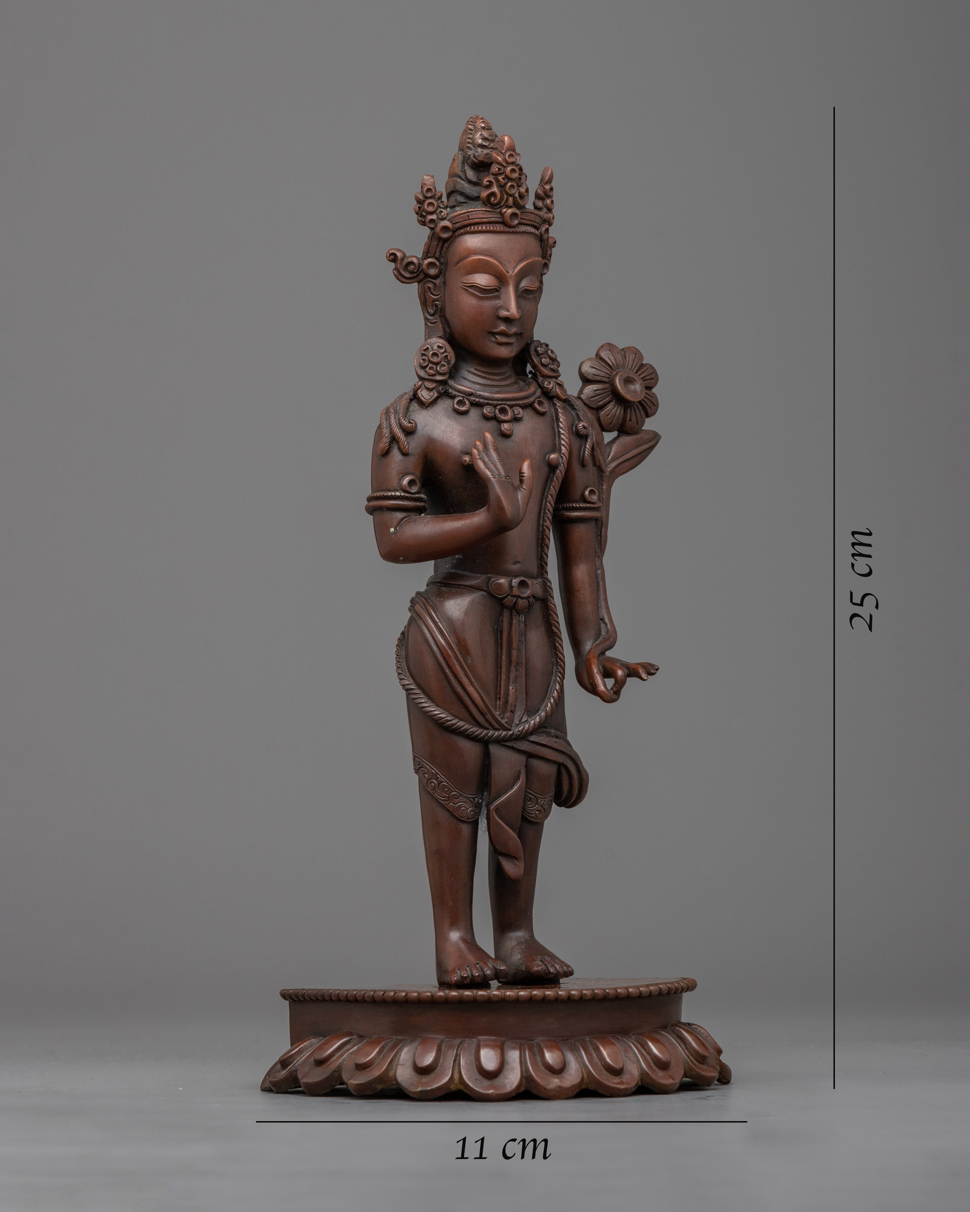 Standing Chenrezig Set Statue | sacred masterpiece for spiritual enlightenment