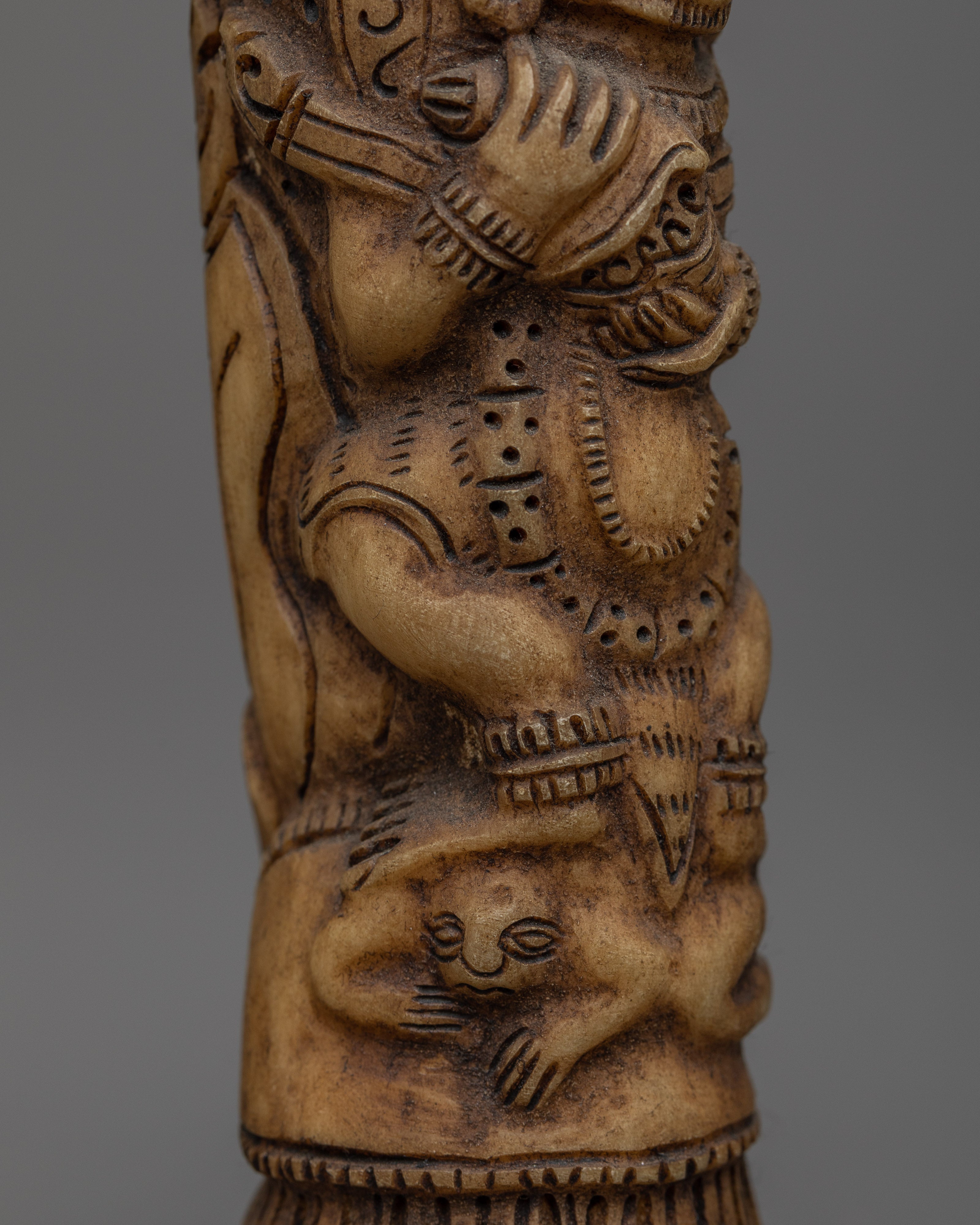 Ethically Sourced Bone Mahakala | Embrace Sacred Spirituality