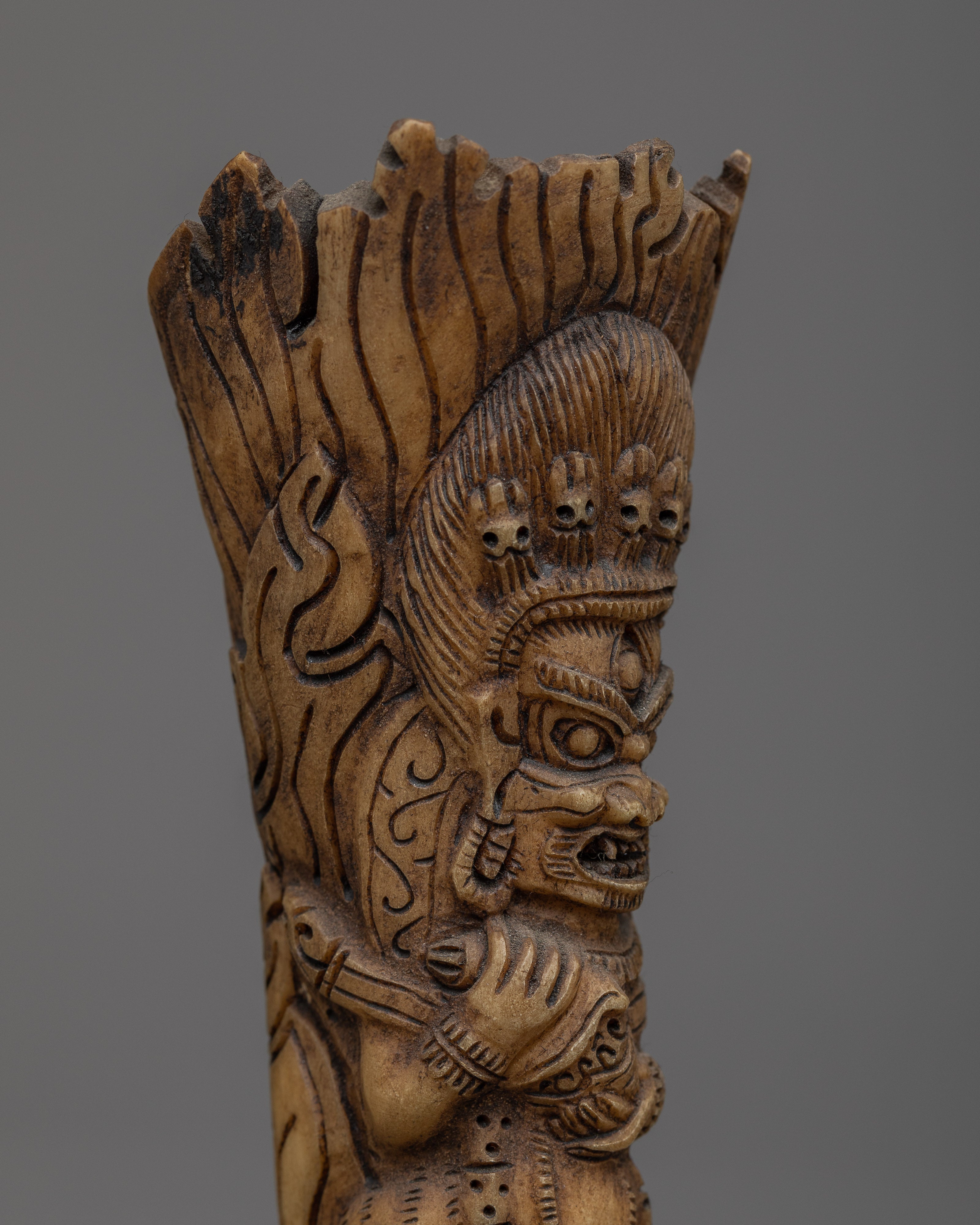 Ethically Sourced Bone Mahakala | Embrace Sacred Spirituality