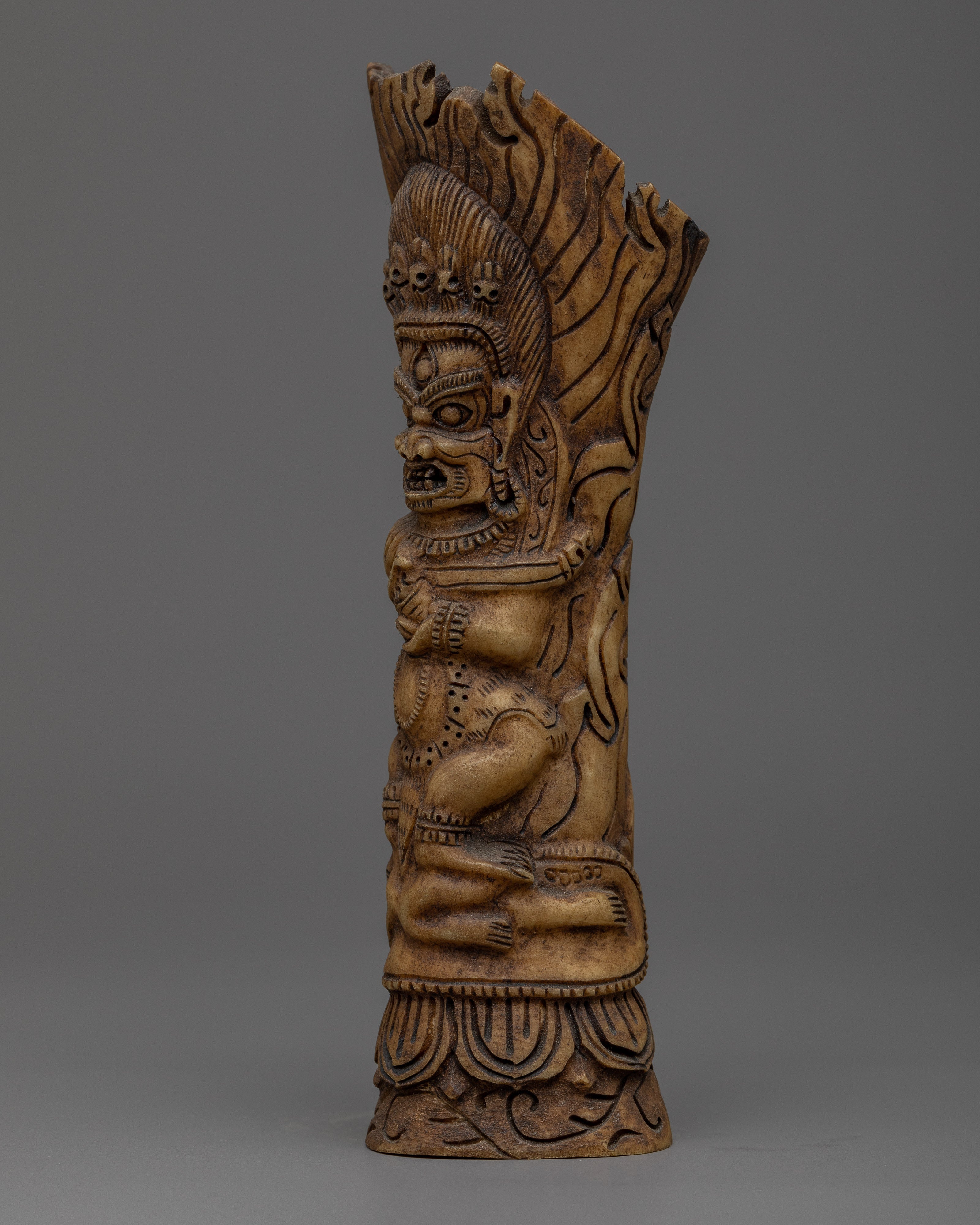Ethically Sourced Bone Mahakala | Embrace Sacred Spirituality