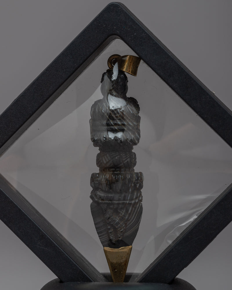 Handmade Phurba with Frame | Unique and Exquisite Ritual Tool