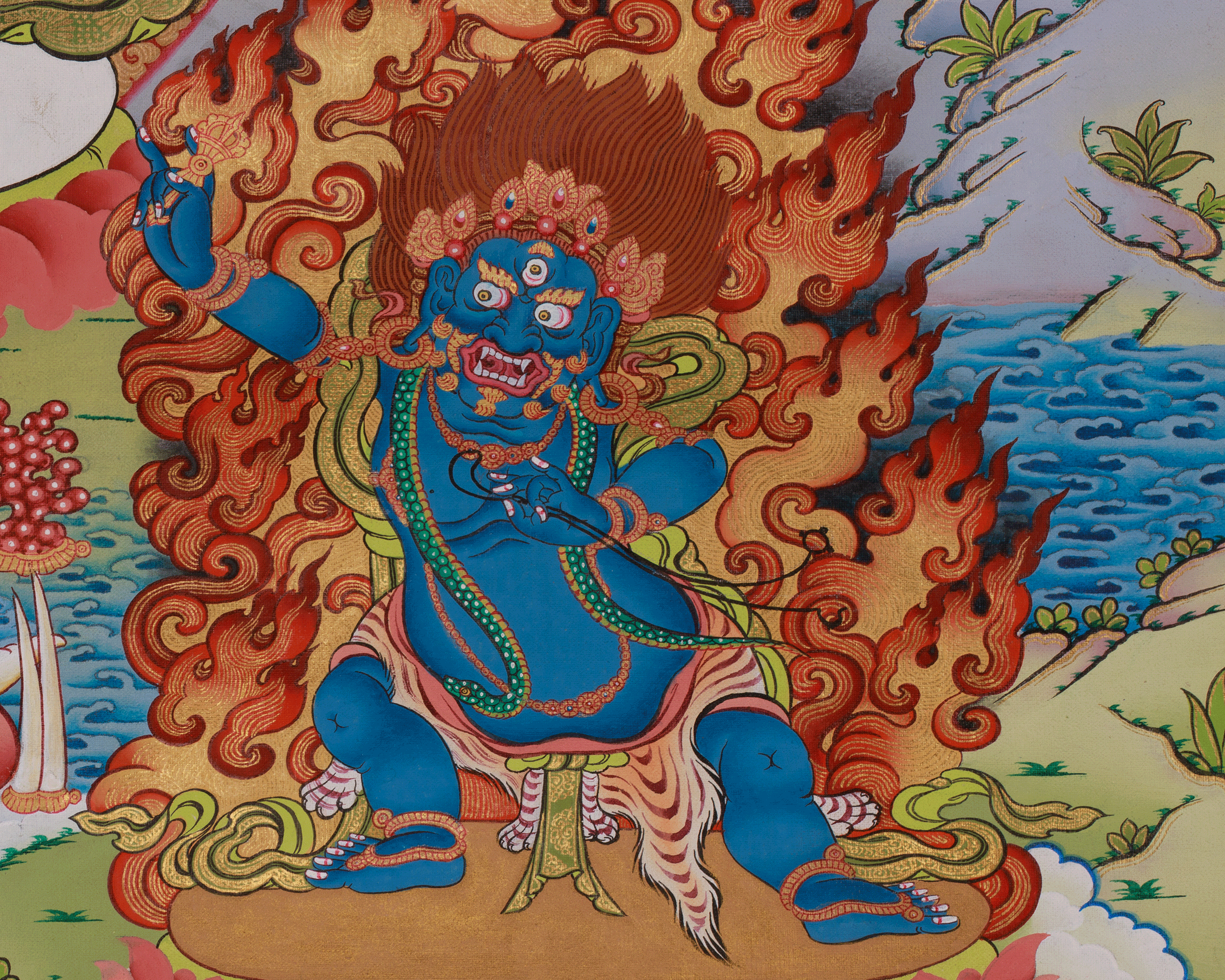 Standing Manjushri Art | The Gentle Glory | Wisdom and Knowledge Deity