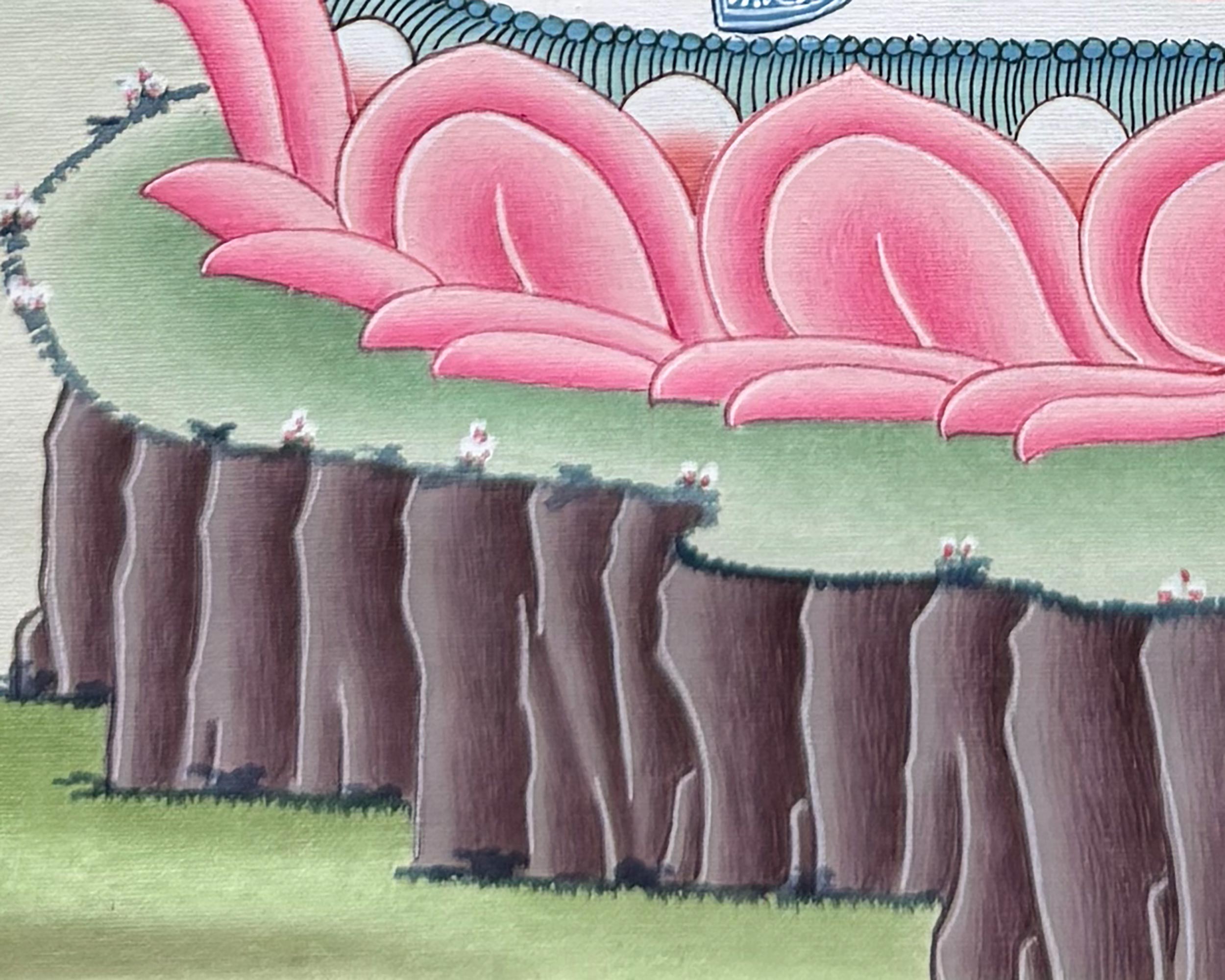 Sita Tara Thangka With Brocade | The Embodiment of Compassion and Longevity