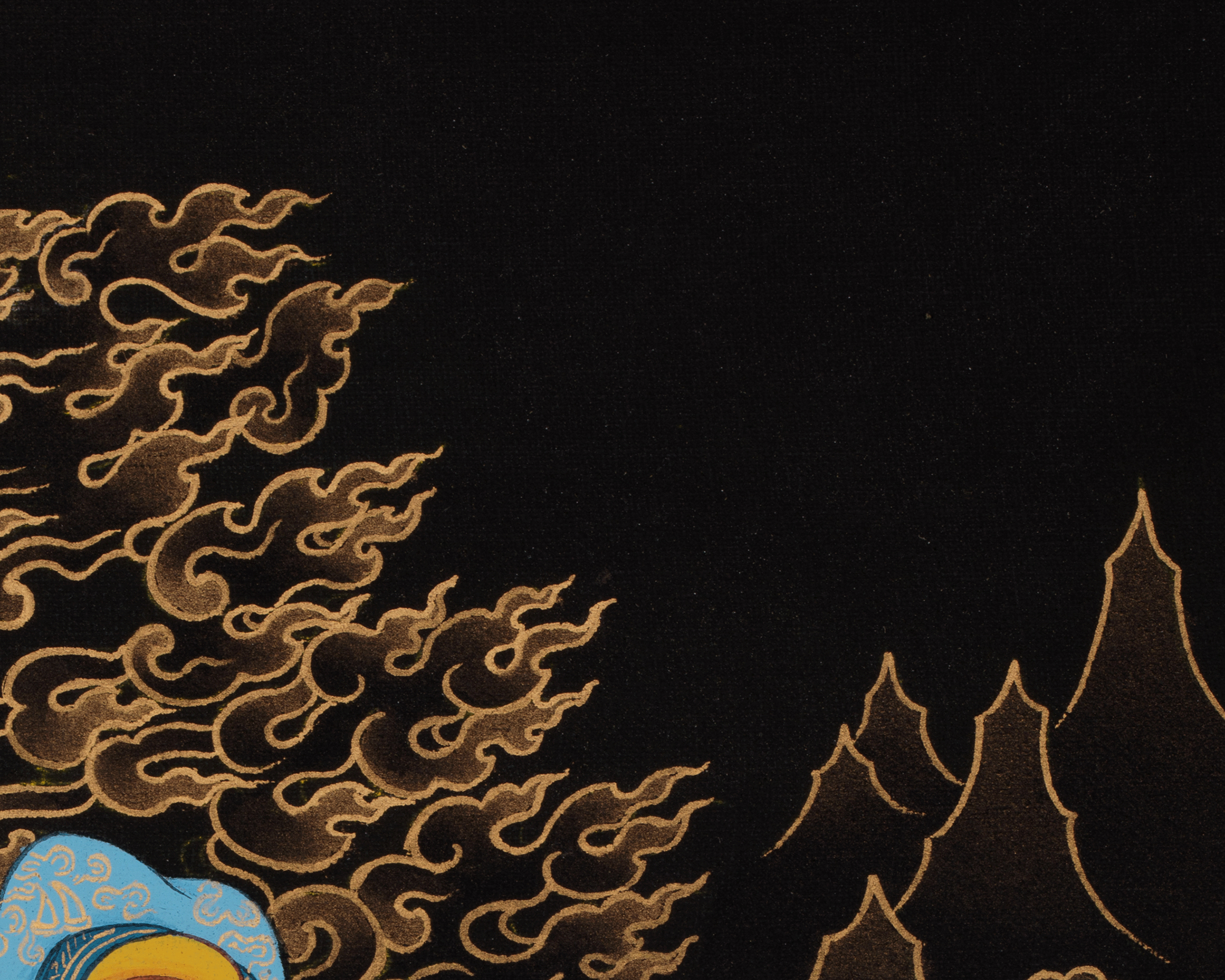 Tibetan Dorje Drollo Thangka | Wrathful Form of Guru Rinpoche | Vajrayana Deity