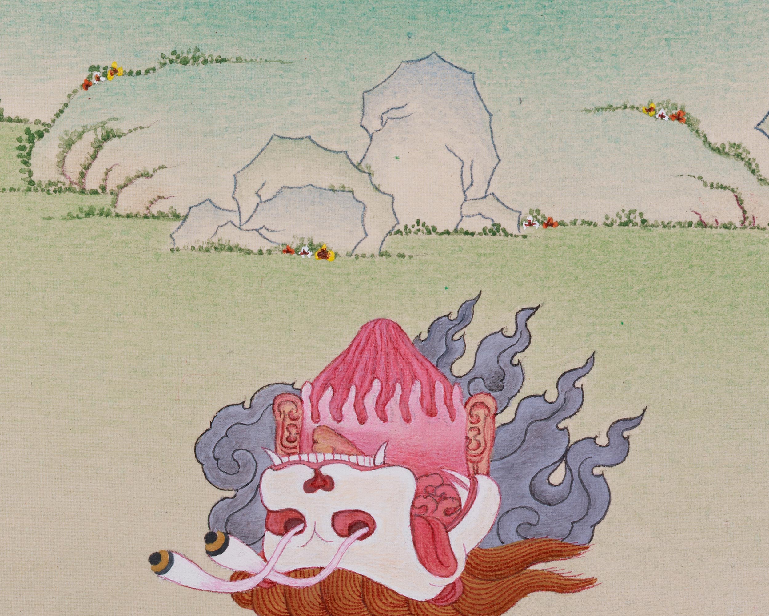 33 cm Kurukulla Artwork | Tibetan Goddess of Love, Magnetism, and Enchantment