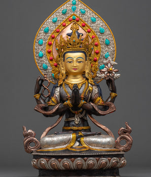 Four Arm Bodhisattva Statue