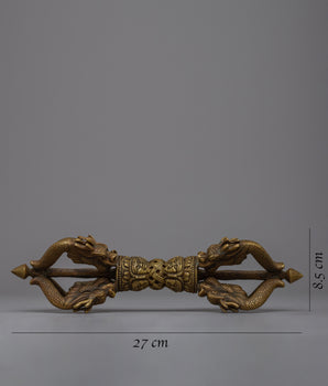 Tibetan Brass Vajra | Invoking Sacred Energies and Protection