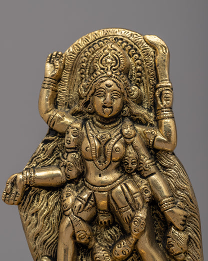 Brass Kalimata Statue | Celebrating the Power and Grace of statue