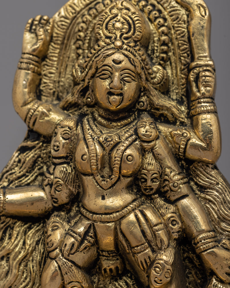 Brass Kalimata Statue | Celebrating the Power and Grace of statue