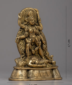 Brass Kalimata Statue | Celebrating the Power and Grace of statue