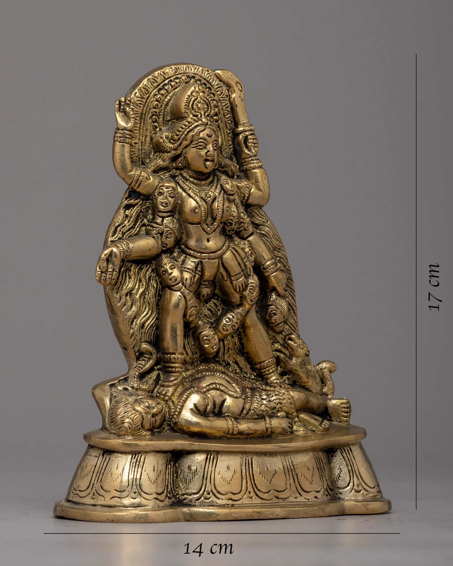 Brass Kalimata Statue | Celebrating the Power and Grace of statue