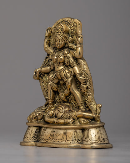 Brass Kalimata Statue | Celebrating the Power and Grace of statue