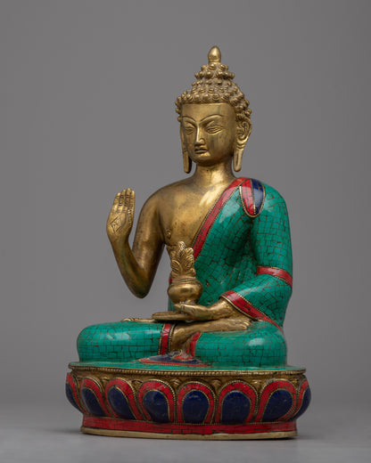 Indoor Buddha Statue | Handcrafted Himalayan Artwork