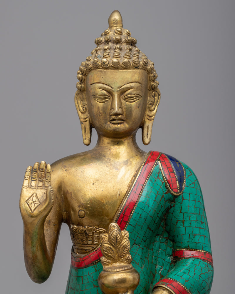 Indoor Buddha Statue | Handcrafted Himalayan Artwork