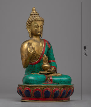 Indoor Buddha Statue | Handcrafted Himalayan Artwork