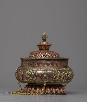 Brass Incense Burner | Elevate Your Atmosphere with Invoke Serenity