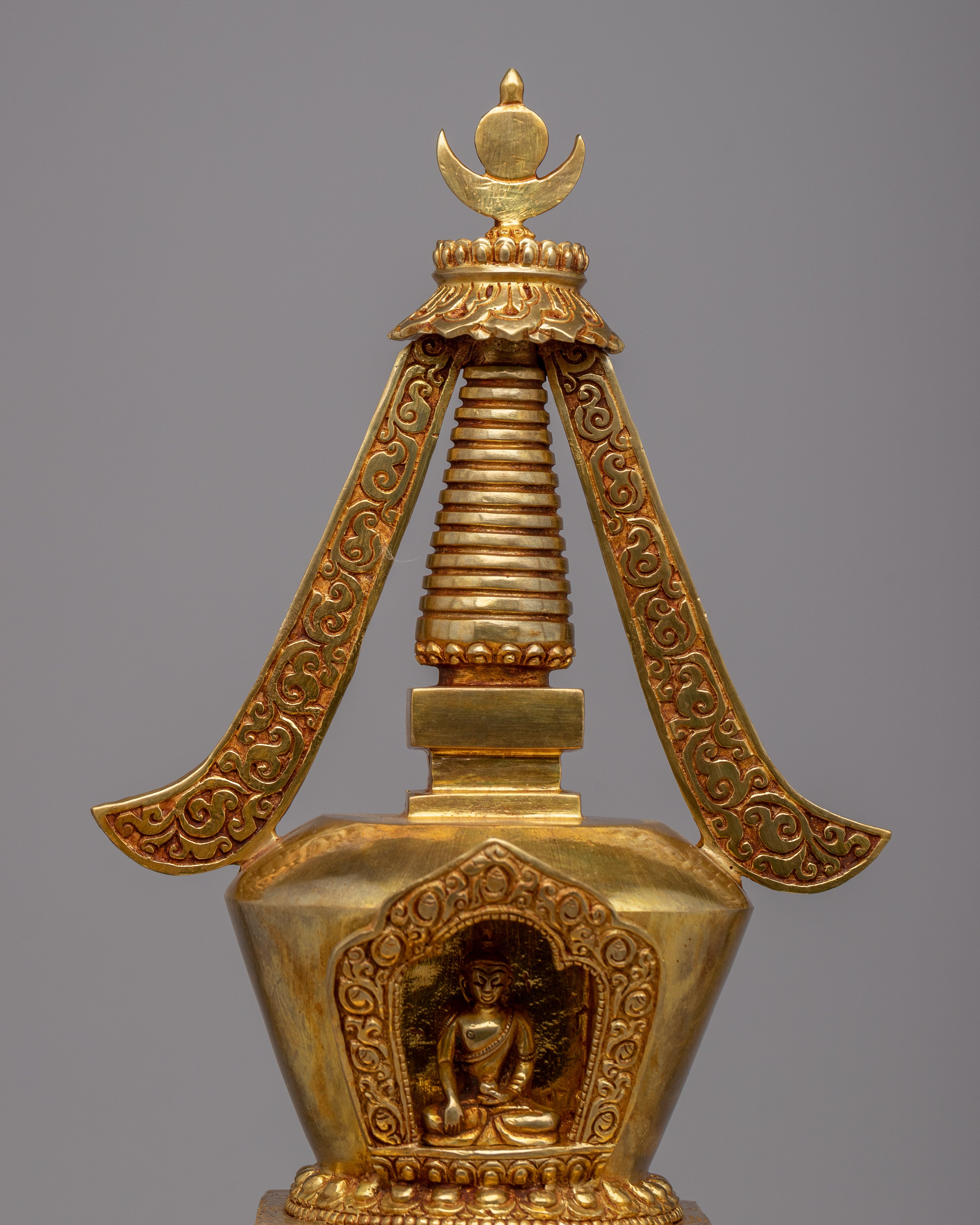 The Great Stupa | Exquisite Copper Body for a Stunning Centerpiece