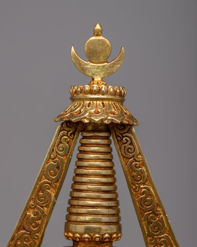 The Great Stupa | Exquisite Copper Body for a Stunning Centerpiece