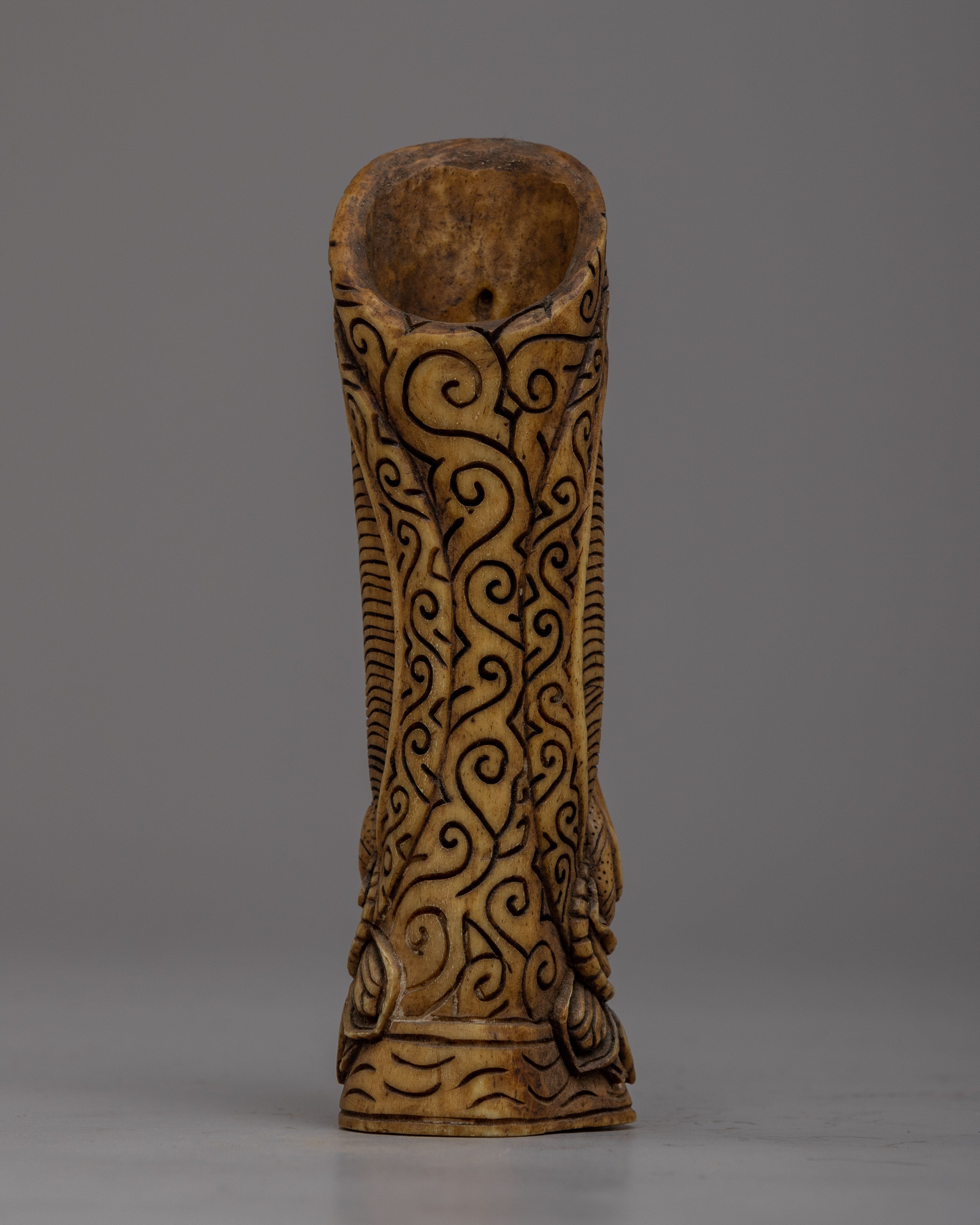Enlighten Your Space with The Shakyamuni Buddha | Ethically Sourced Bone Sculpture